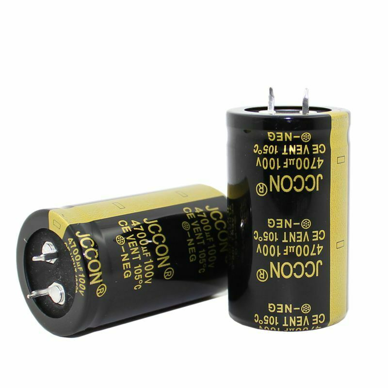 1pcs 100v4700uf Aluminum electrolytic capacitor Audio filter capacitor 30x50mm