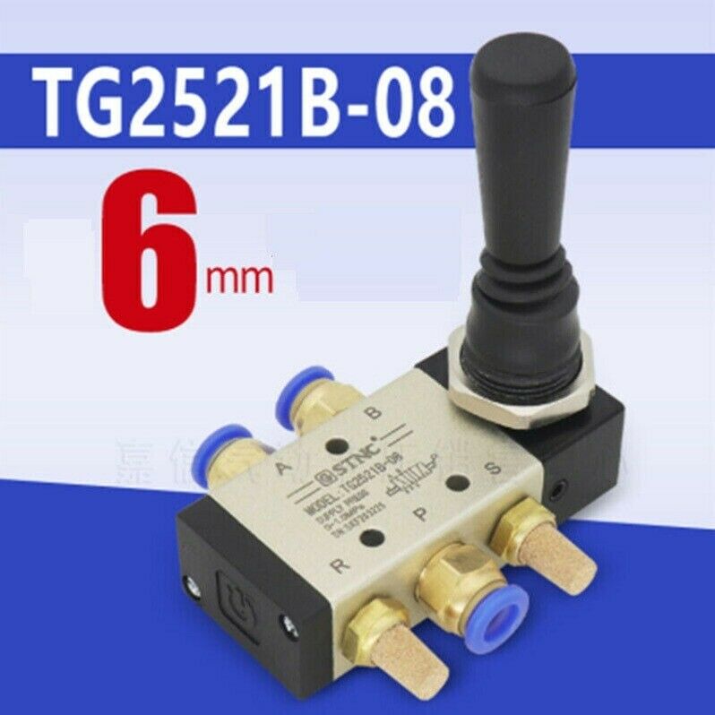 Tyre Changer Machine Hand Control Switch Air Valve 6mm Penumatic Connector part