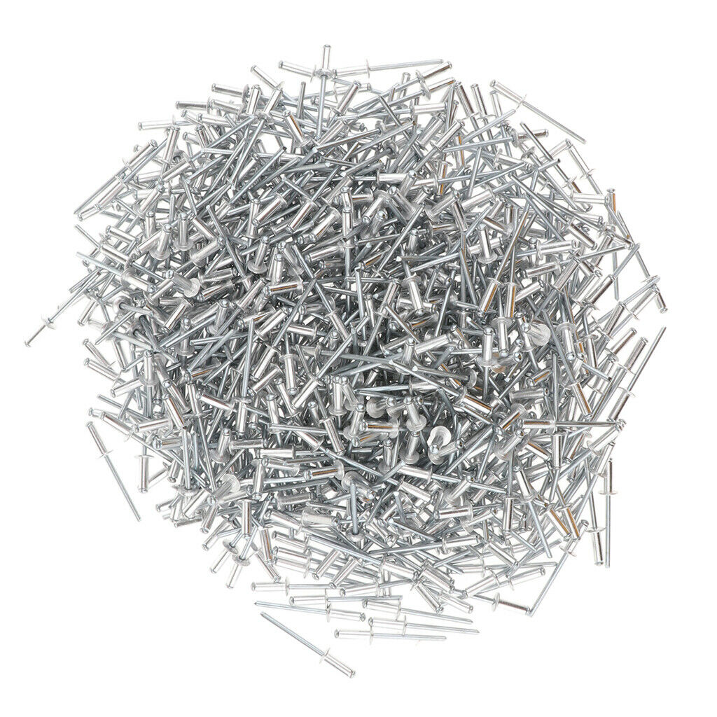 Stainless Steel Domed  Rivet Fastener Assortment Kit - 500 Pieces - 304 Grade