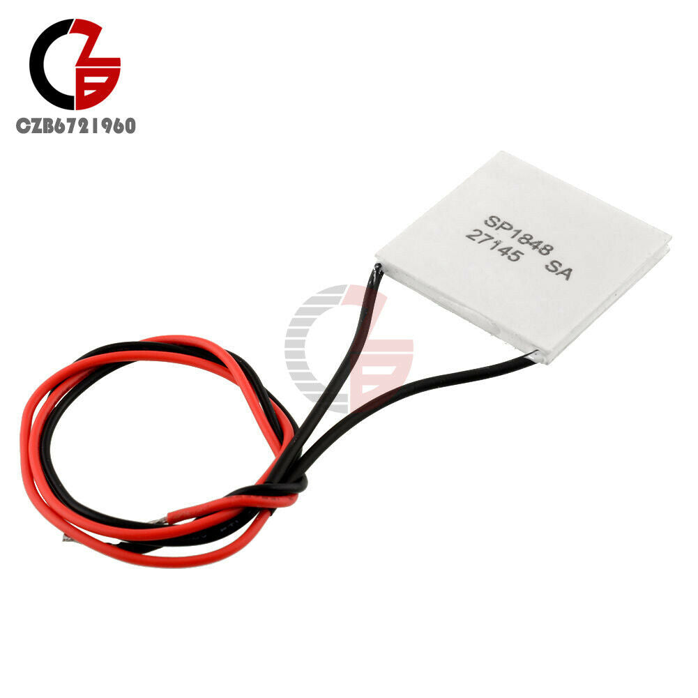 2PCS TEC SP1848-27145 TEC1 Thermoelectric Heatsink Cooler Peltier Plate Module