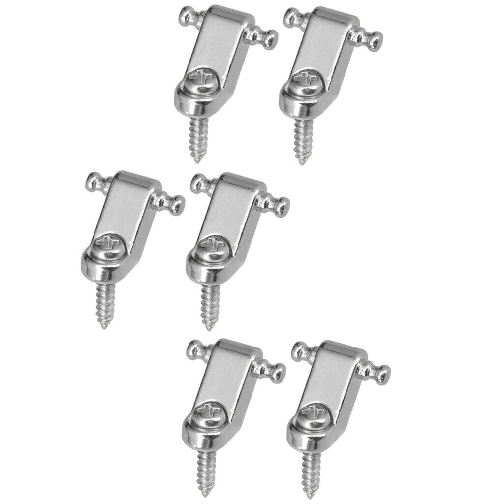 4pcs Guitar Roller String Tree Retainer Mounting Trees Electric Guitar Parts