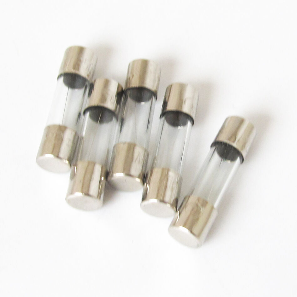 100pcs Glass Fast Blow Fuse 5x20mm 0.5A 250V Fast Quick Acting Blow Glass Tube