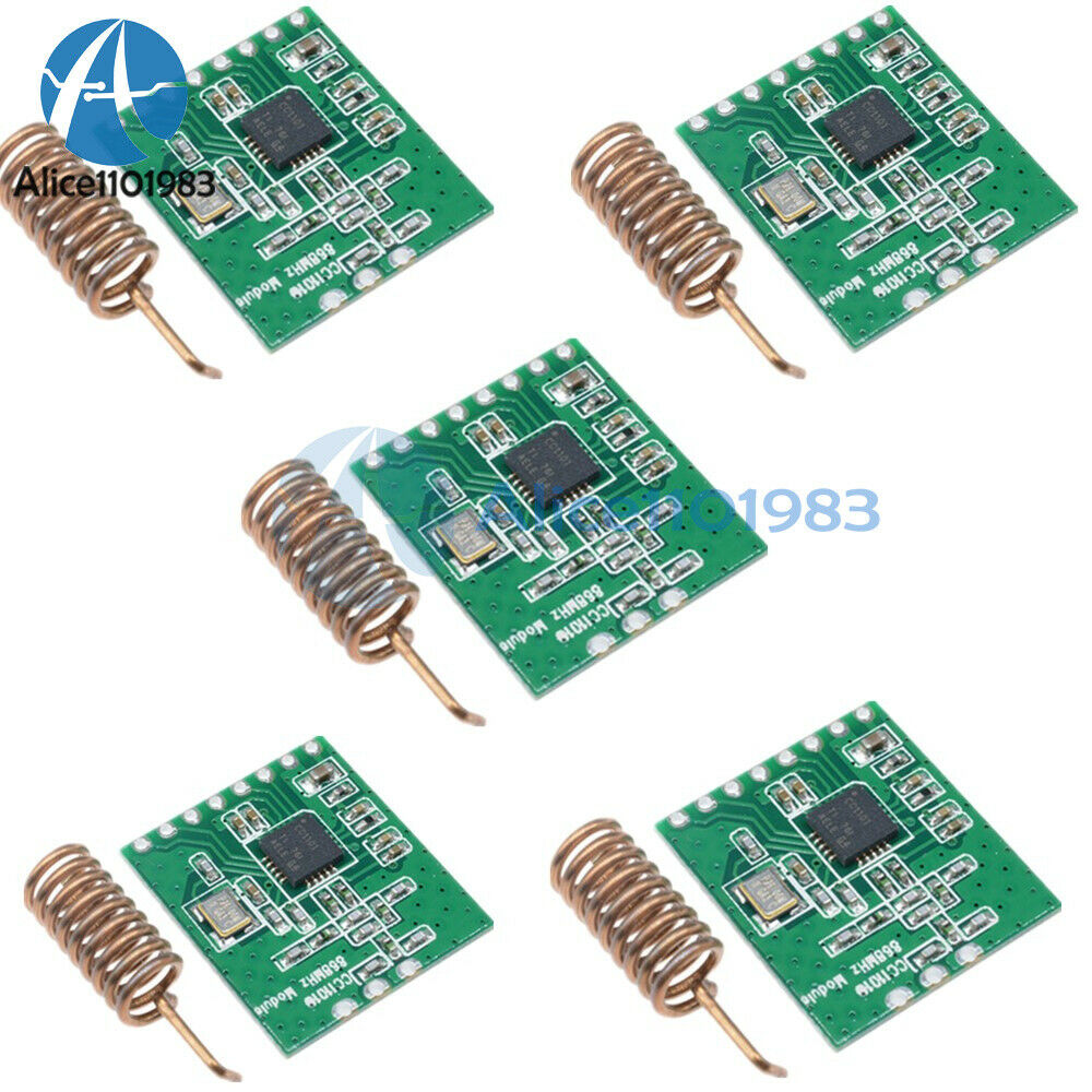 5PCS CC1101 Wireless Module Long Distance Transmission Antenna 868MHZ M115