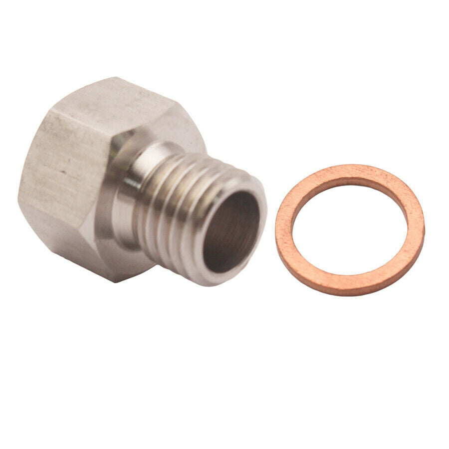 Stainless steel Fitting Adapter Kit for Boost & Oil & Water Temperature Sensor