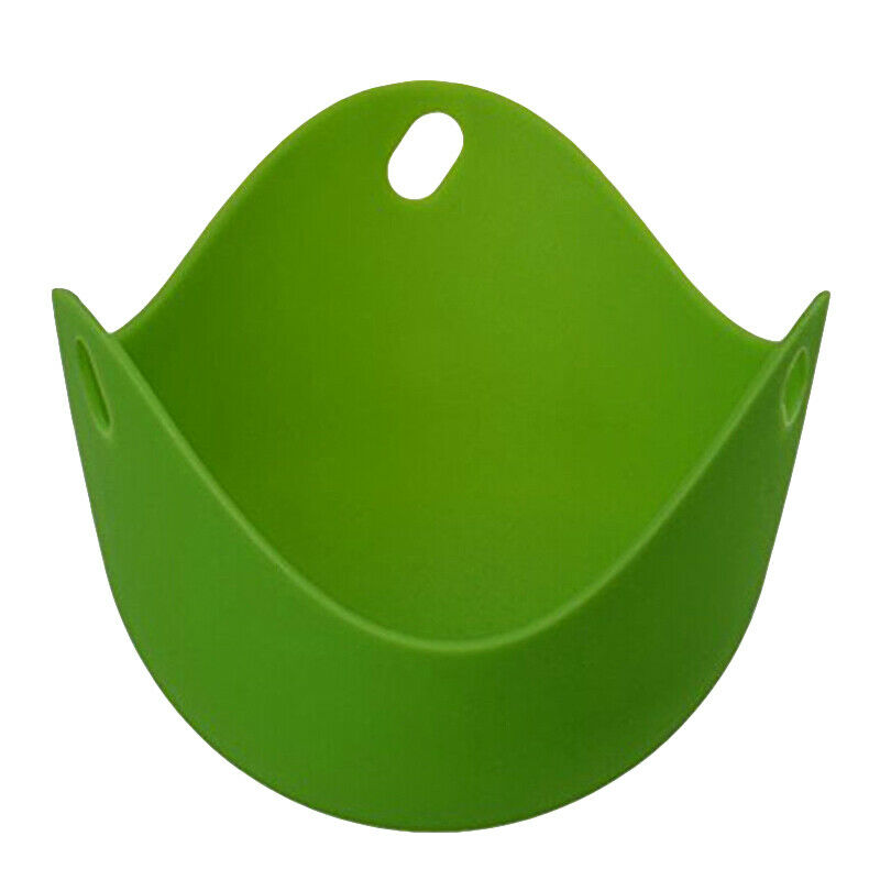 4PCS/Set Silicone Egg Poacher Poaching Pods Pan Non Stick Egg Baking Cups To TL