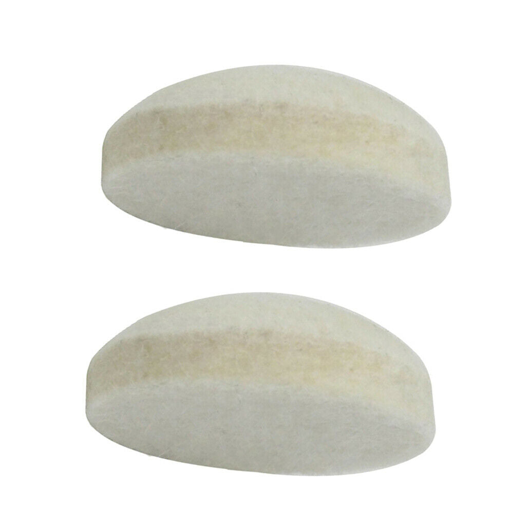 2x Bass Drum Beater Head Made of Wool Felt for Percussion Instrument Parts