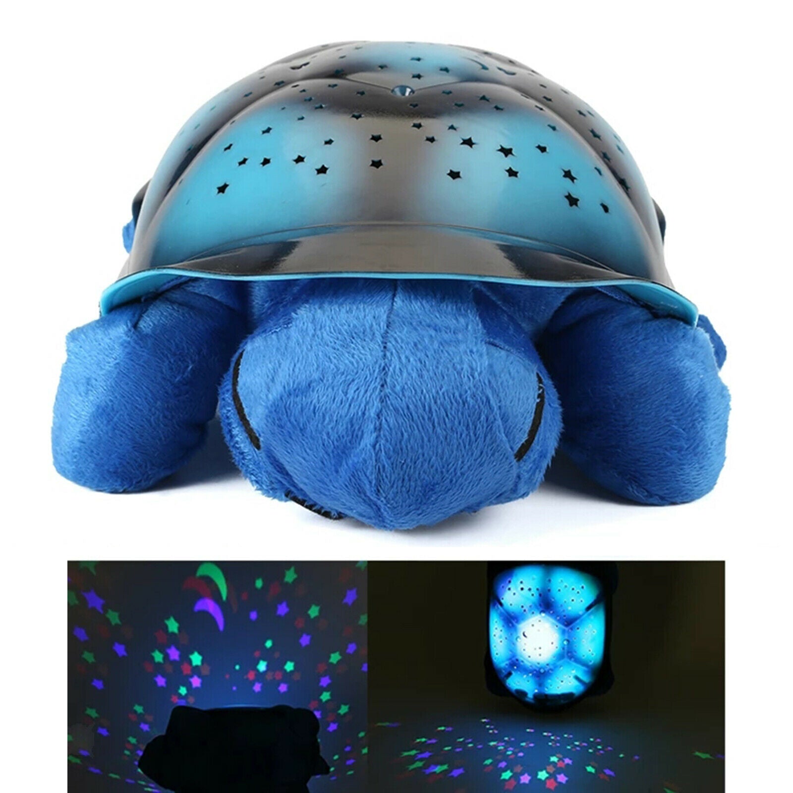 Cute Kids Galaxy Star Projector Colors Changing Nightlight for Baby Bedroom