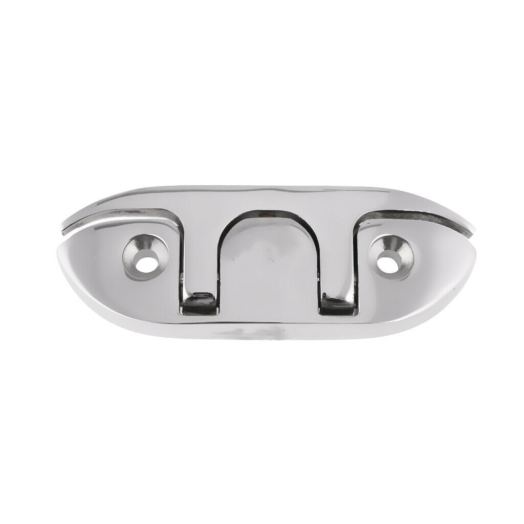 Stainless steel cleat 118mm foldable