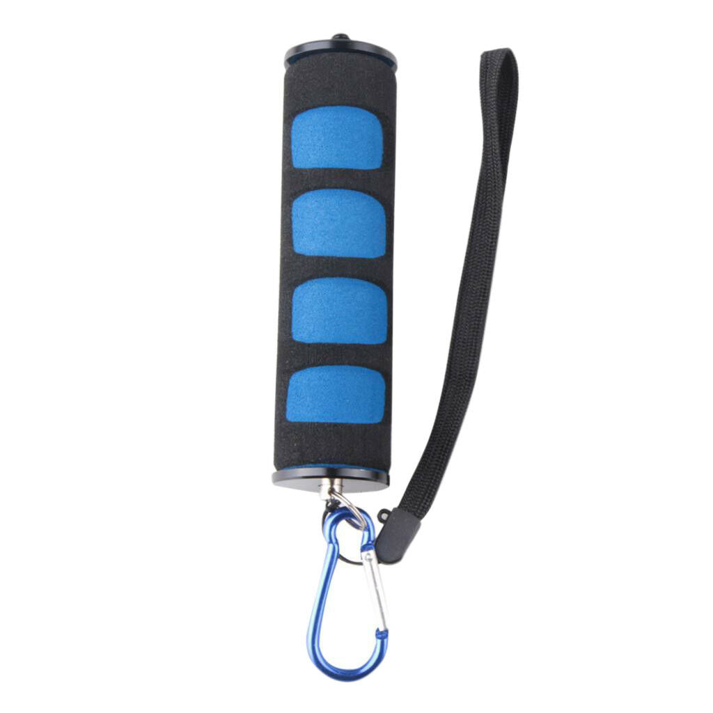 1/4" Screw Sponge Handle Grip Stabilizer for SLR Camera LED Video Light Blue