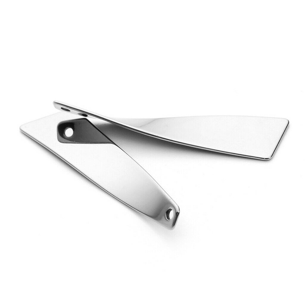 10 Pieces Stainless Steel Curved Charms Pendants For DIY Jewelry Crafts 11x41mm