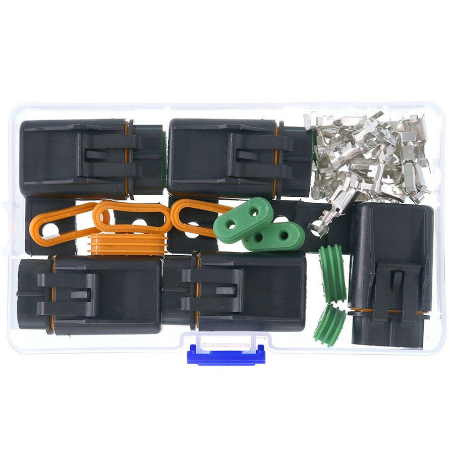 5 Sets Plastic Waterproof Sealed Fuse Holder Assembly Splice for ATO ATC Fuses