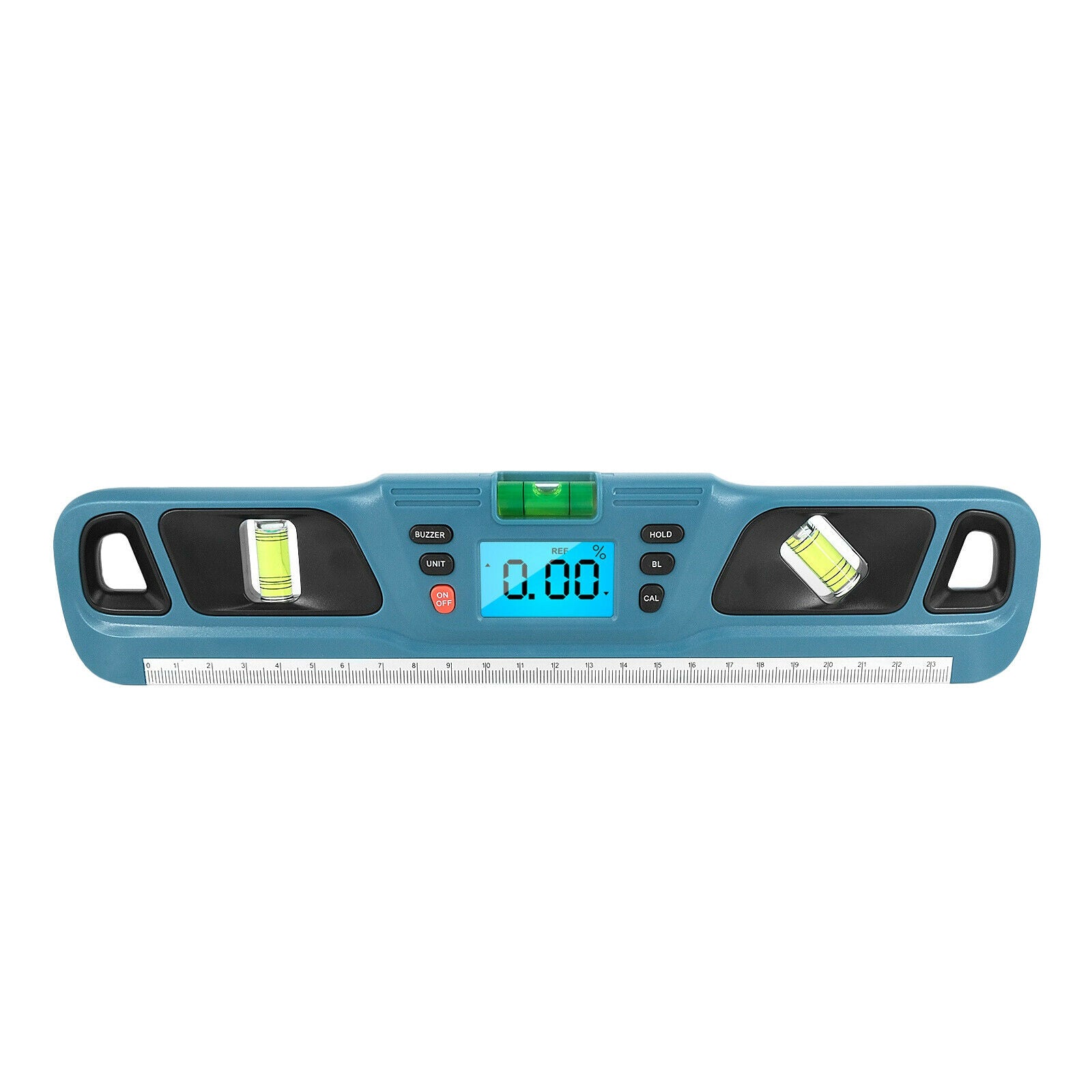 Long Electronic Level Inclinometer Vertical & Horizontal for Carpenter Blue