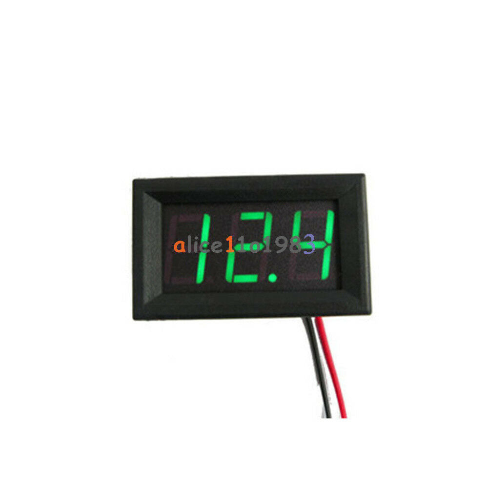 0.56" DC4.7-30V Voltmeter LED Panel Digital Display Volt Voltage Meter Green