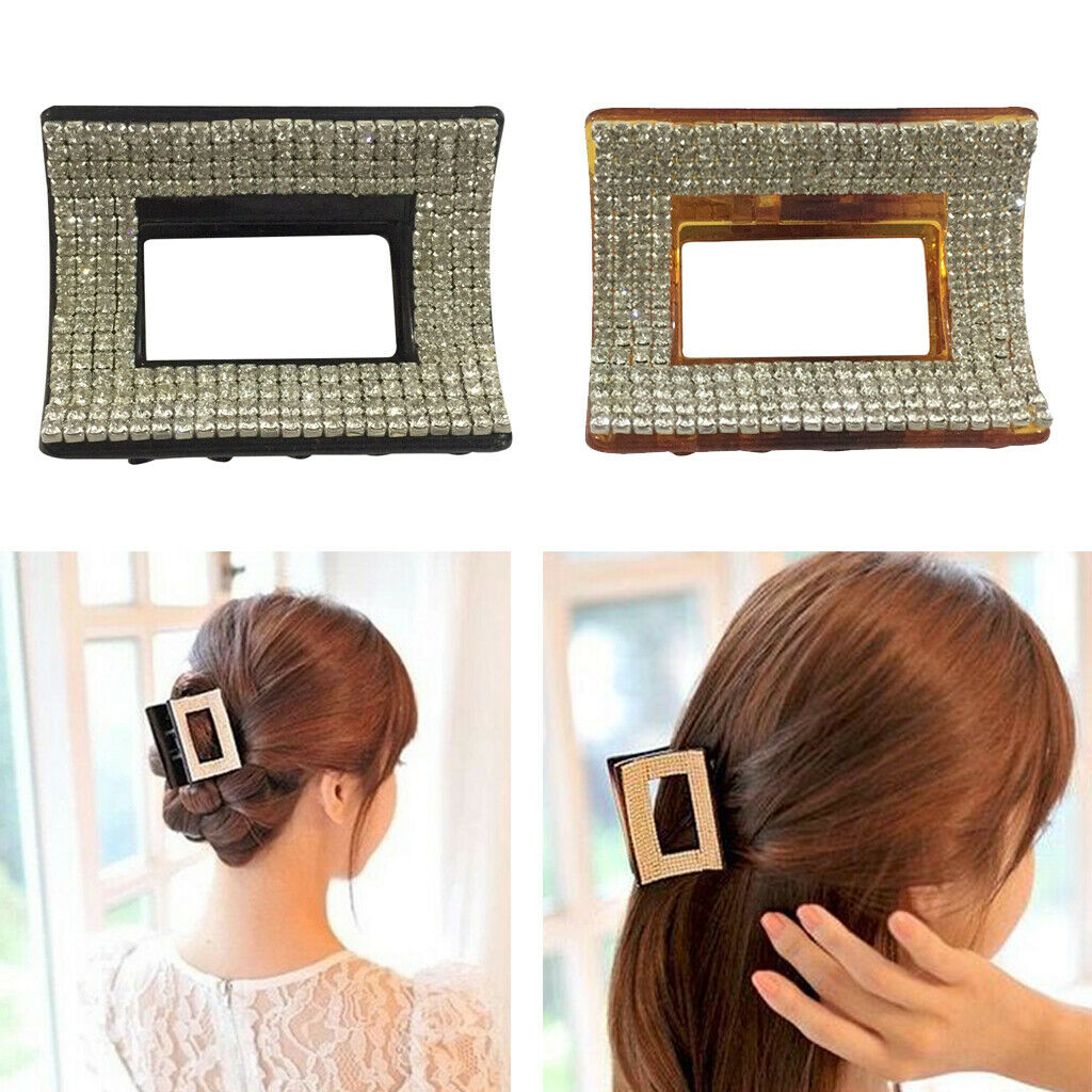 2pcs Hair Clip Claw Hair Strass Hair Barette Fashion Hair