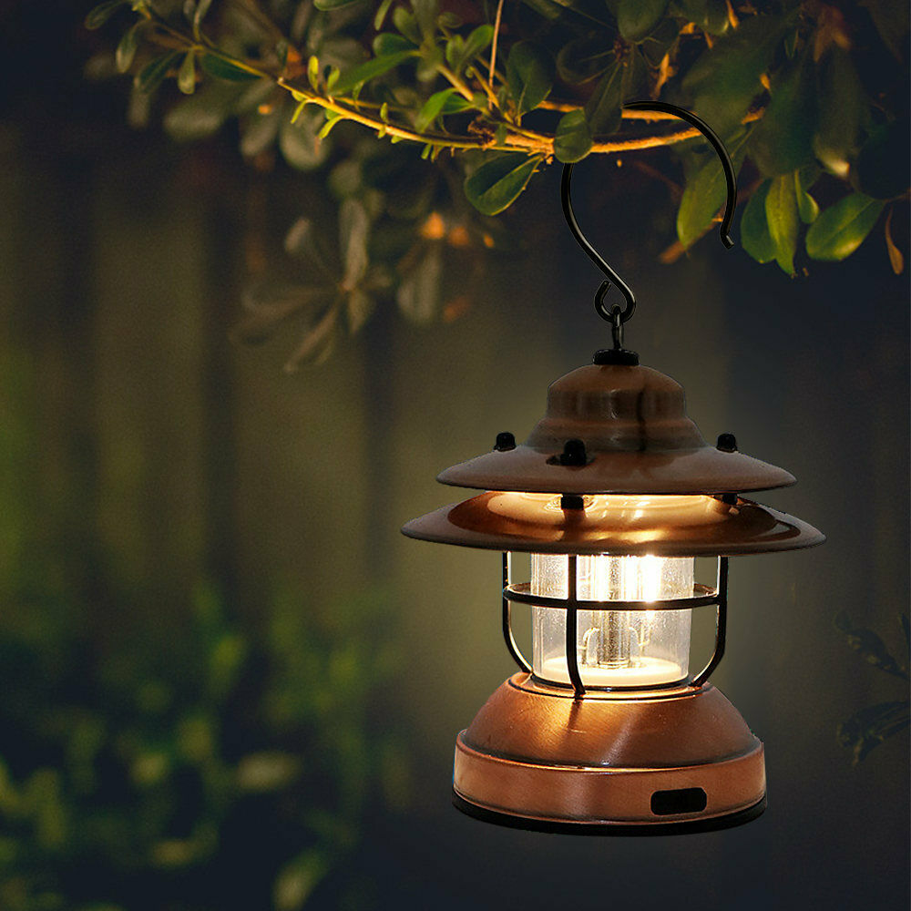 Hanging Camping Lantern USB Outdoor Lamp Garden Light for Yard Camping Lantern