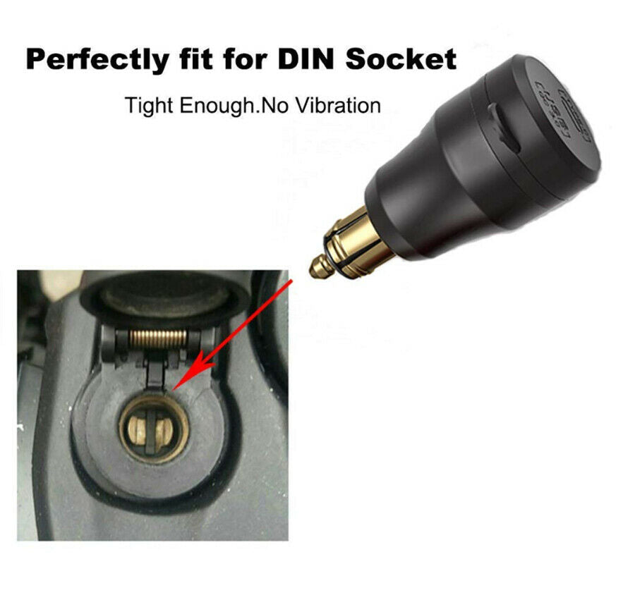 New QC3.0 USB Type C PD Fast Charger Power Adapter Hella DIN Plug Socket For BMW