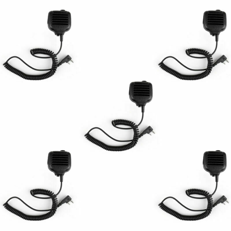 5x KMC-17 Handheld Speaker Microphone For BaoFeng Kenwood TK240/260 Puxing