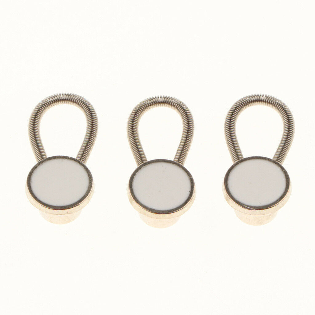 20x Metal Collar Button Extender Womens Suits Jeans Trouser Black, White