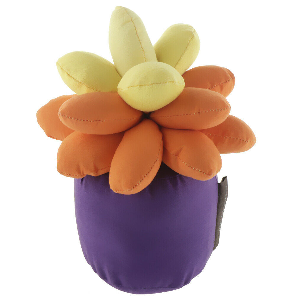 Artificial Succulent Plants Bamboo Charcoal Bags Car Decor Ornaments Orange