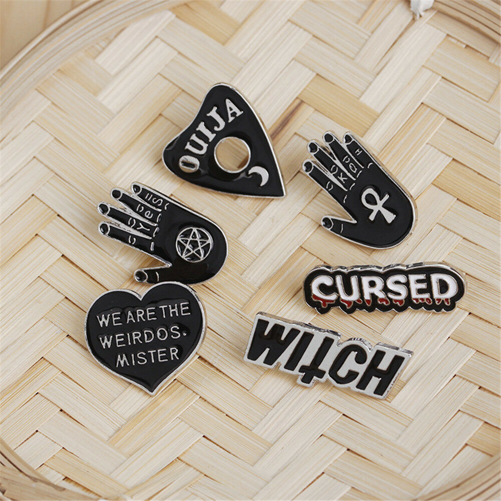 Unisex Zinc Alloy Material Material 6pcs/set Bandage Jeans Bag Brooch Pin Gift
