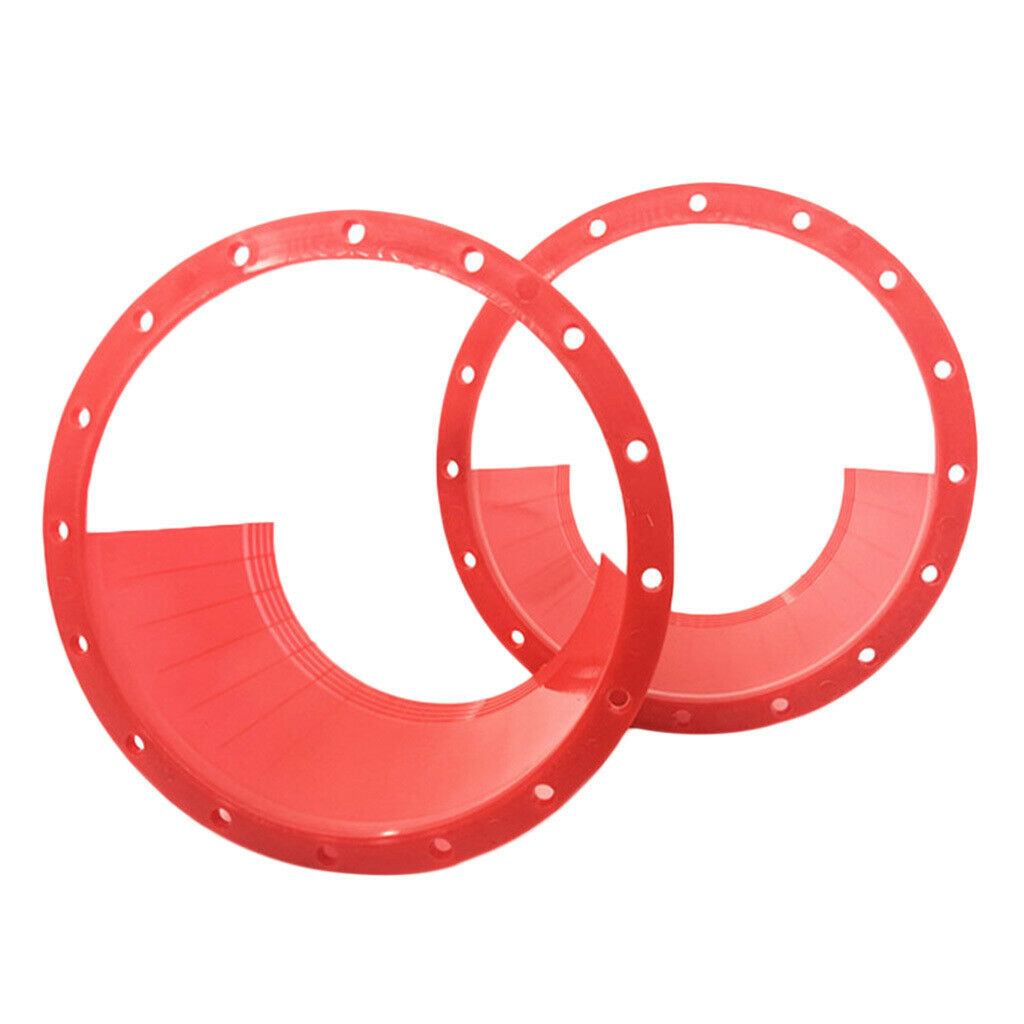 2x 6.5'' Car Speaker Waterproof Cover Horn Plastic Spacer