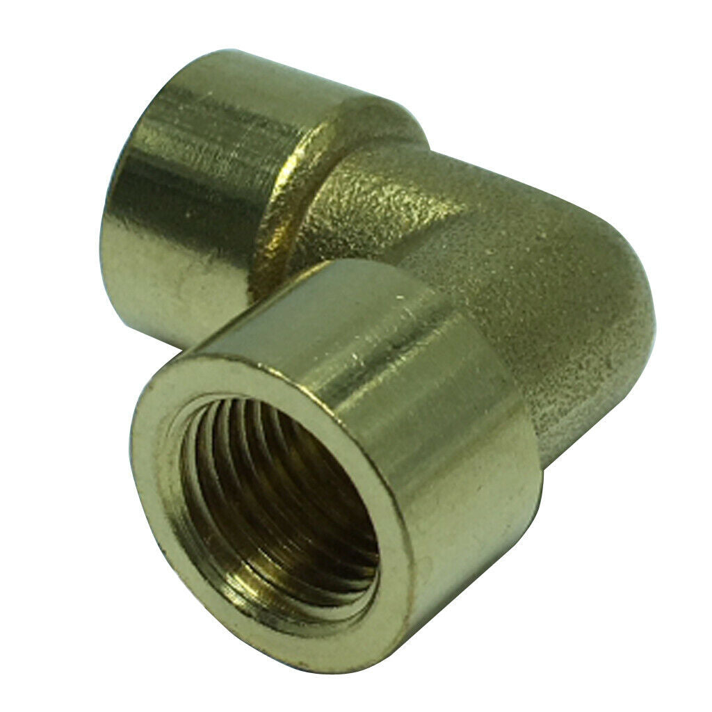 Brass Hose Pipe Fitting Elbow DN8, 12.5mm - BSP Female Thread Copper Connector