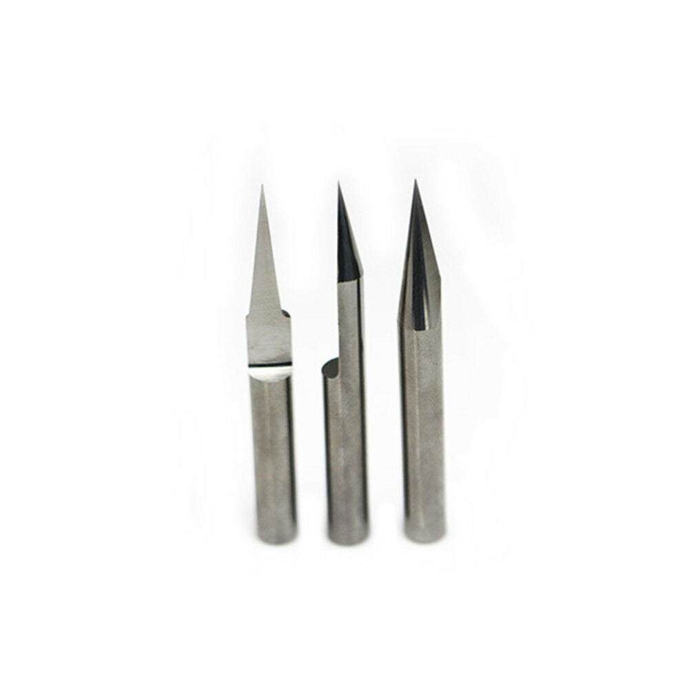 10pcs PCB CNC Engraving Bits CNC  Tool Bits for metal 15degree 0.1mm milling cut