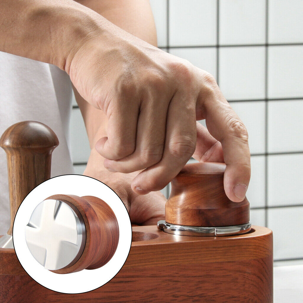 Stainless Steel Coffee Tamper Coffee Distributor Hand Tampers 58mm