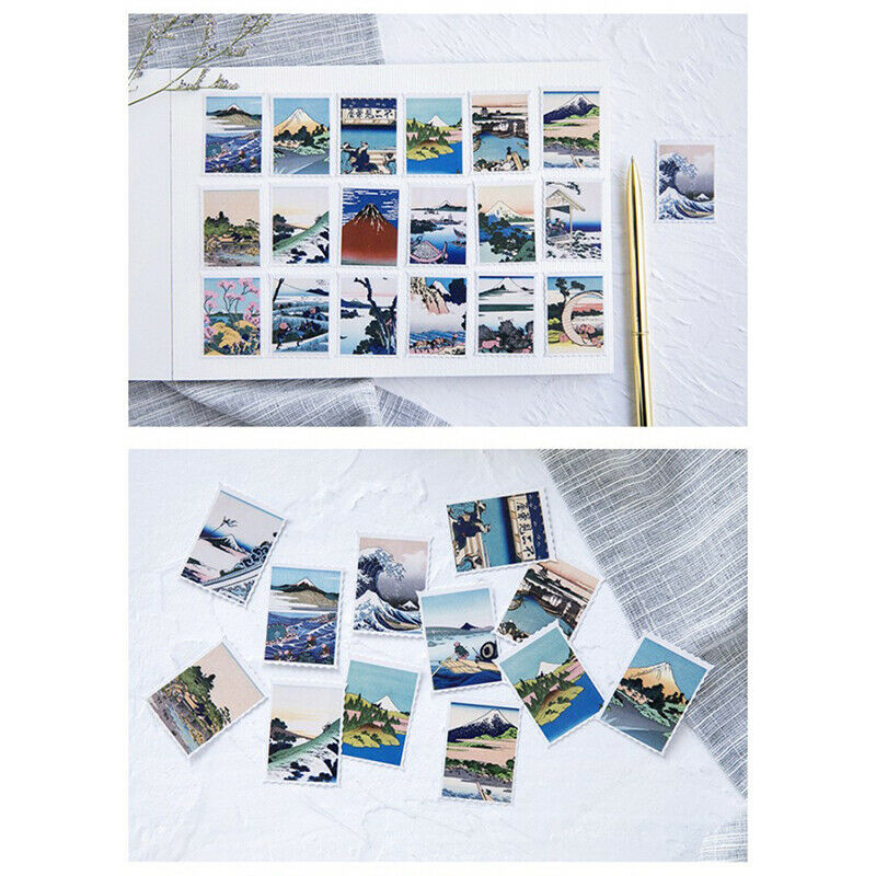 45pcs/pack Creative Japanese Prints Decorative Stationery Stickers DIY Diary TH