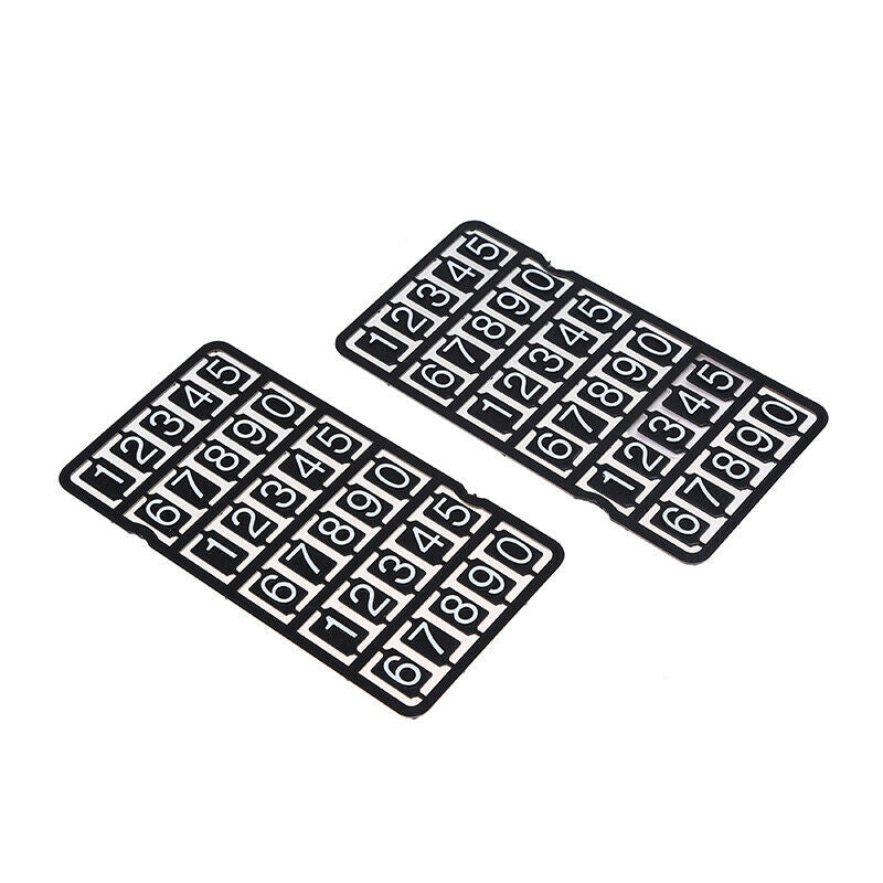 Auto Car Temporary Parking Card Phone Number Plate Hidden Style NEW Black