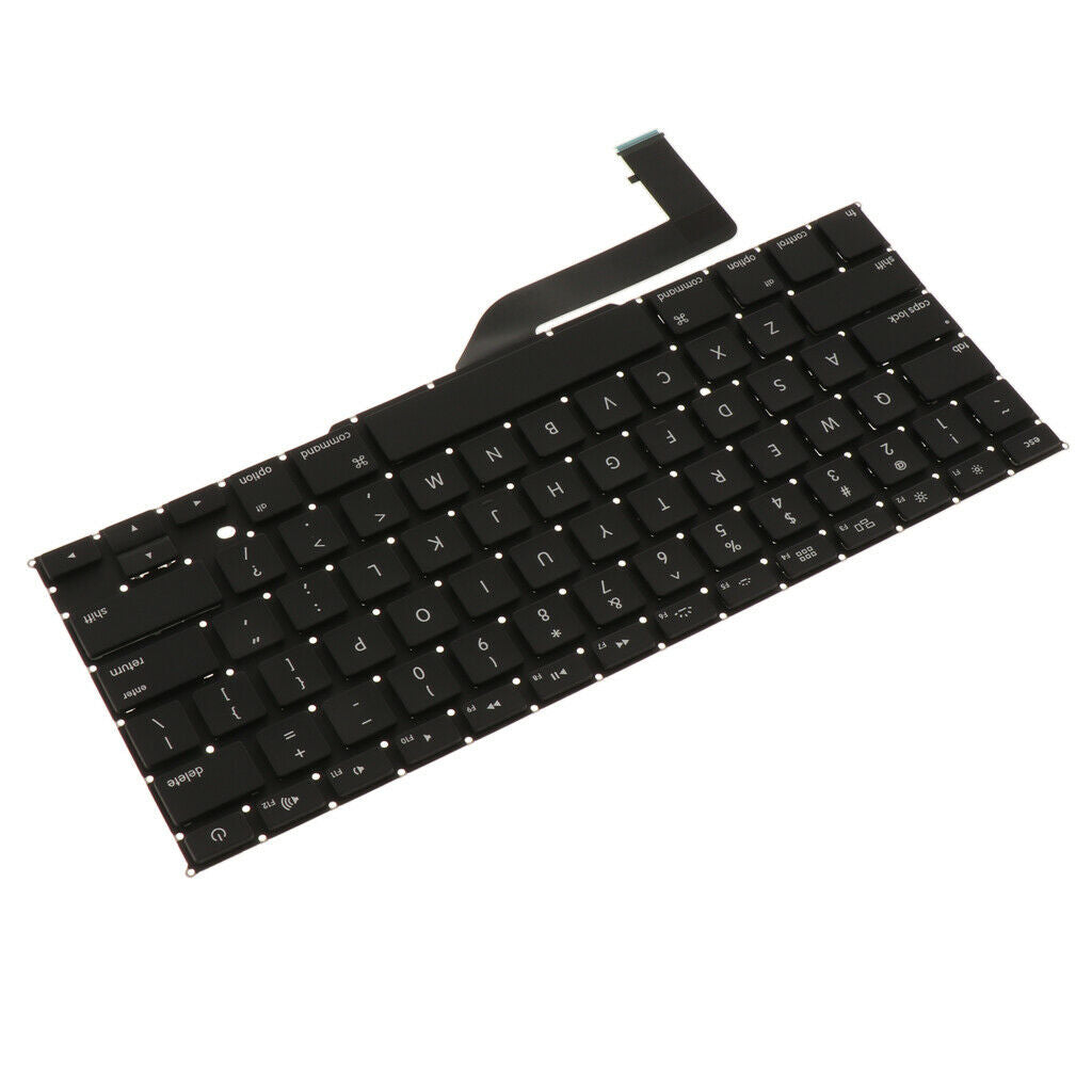Laptop Keyboard US Version Fits for   Pro Retina 15 Inch A1398 - Black