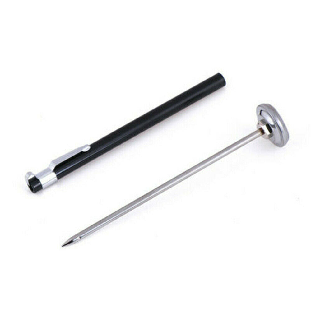 Stainless Steel BBQ Food Cooking Meat Coffee Milk Probe Thermometer Gauge Tool*1