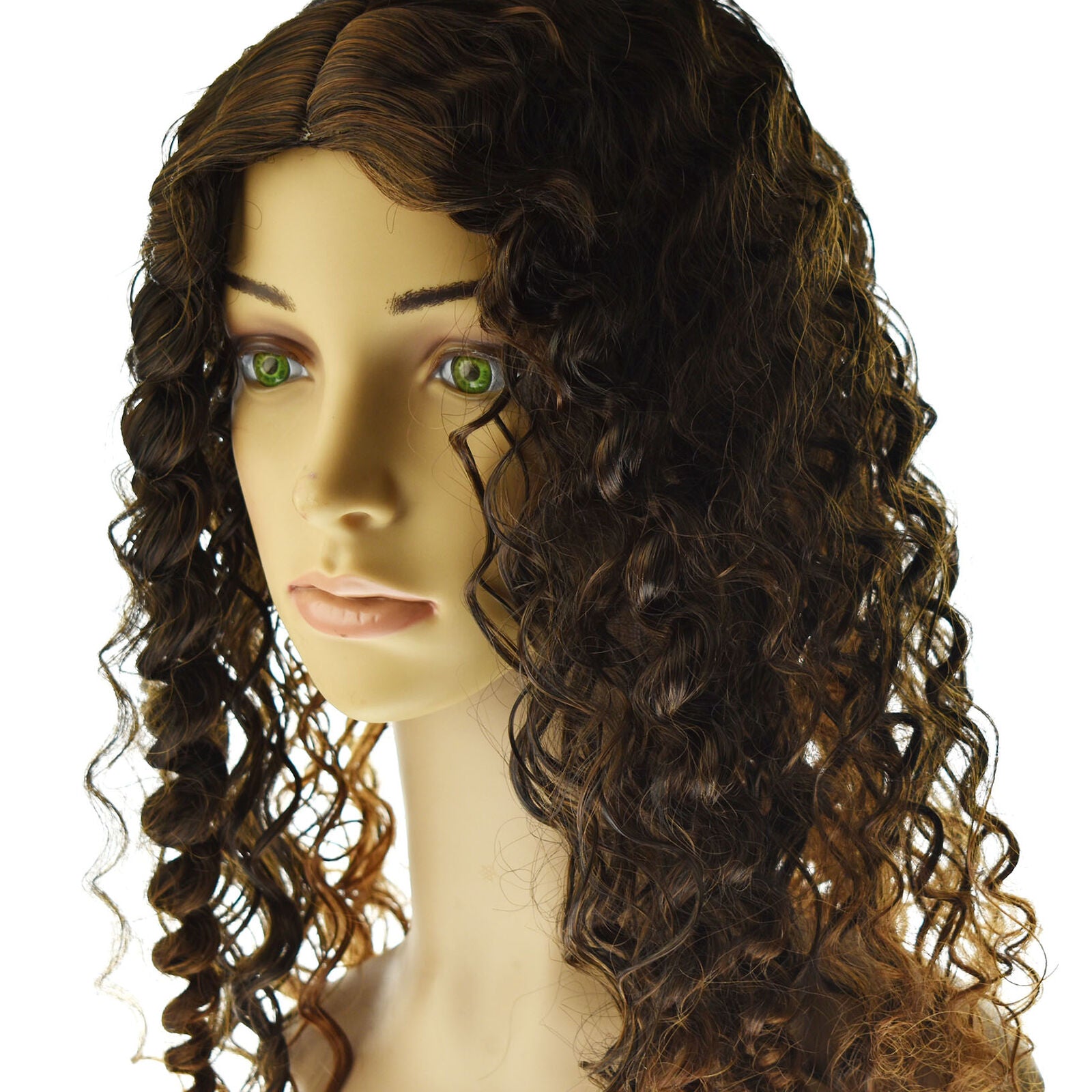 Short Curly Lace Front Hair Wig Ombre Brazilian Water Wave Pre Plucked Women