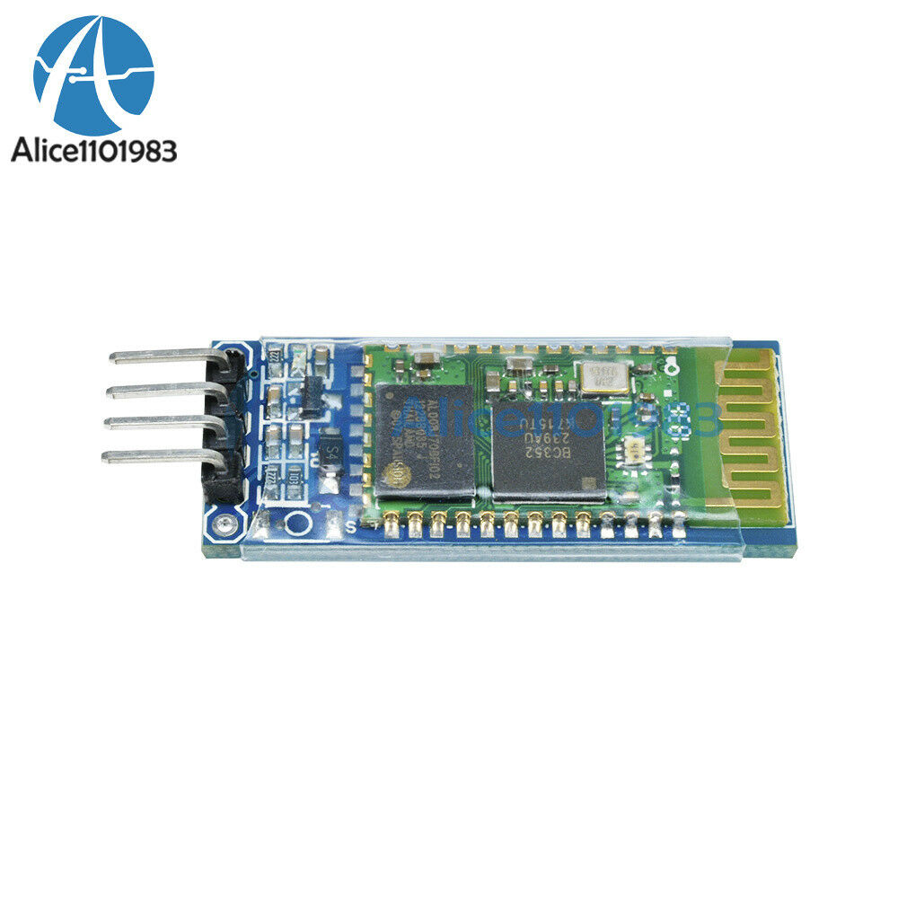 10PCS Wireless Serial 4Pin Bluetooth RF Transceiver Module HC-06 RS232 backplane
