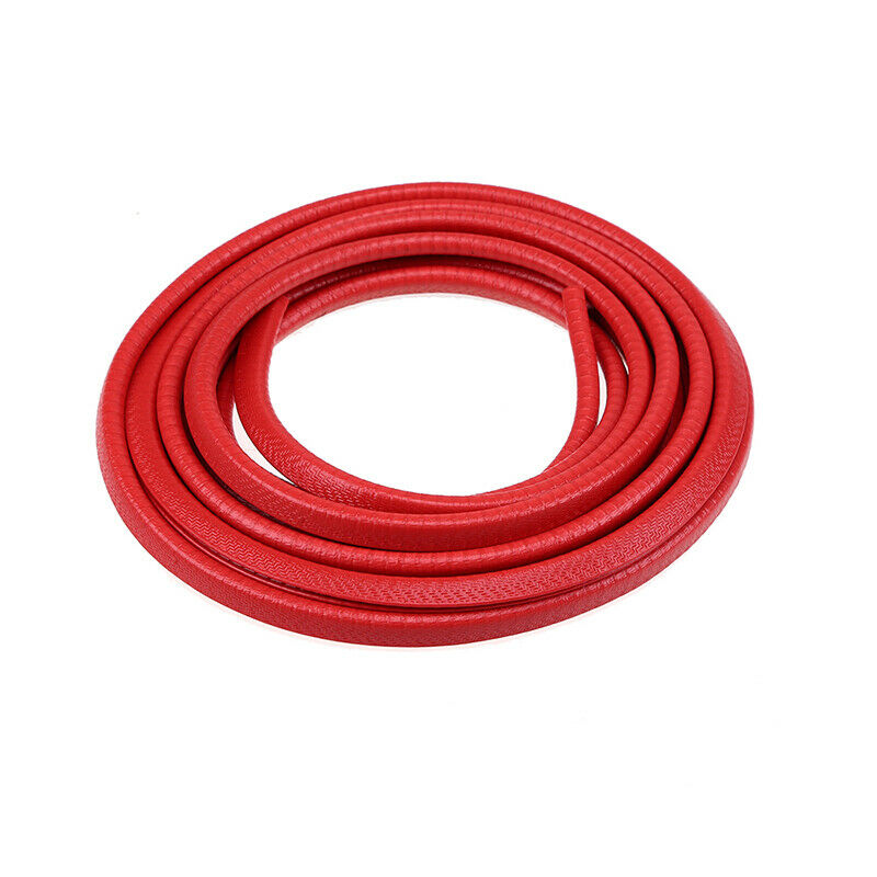 15FT CAR Red Door Guard Body Bumper Protect Trim Protective Seal Rubber Red