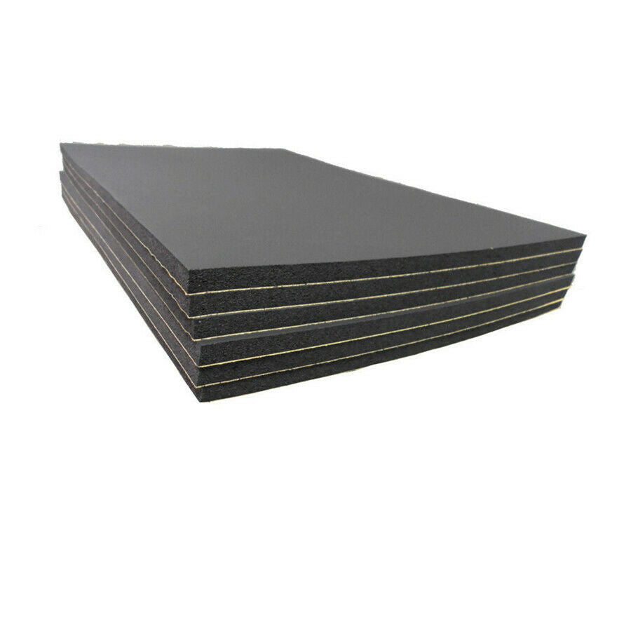 9 Sheets 6mm Car Sound Proofing Deadener Heat Noise Insulation Closed Cell Foam