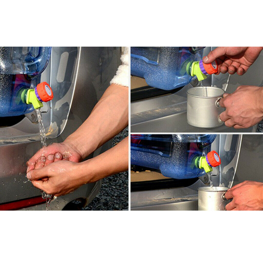 11.3 L Outdoor Camping Water Bucket With Tap For Traveling Hiking