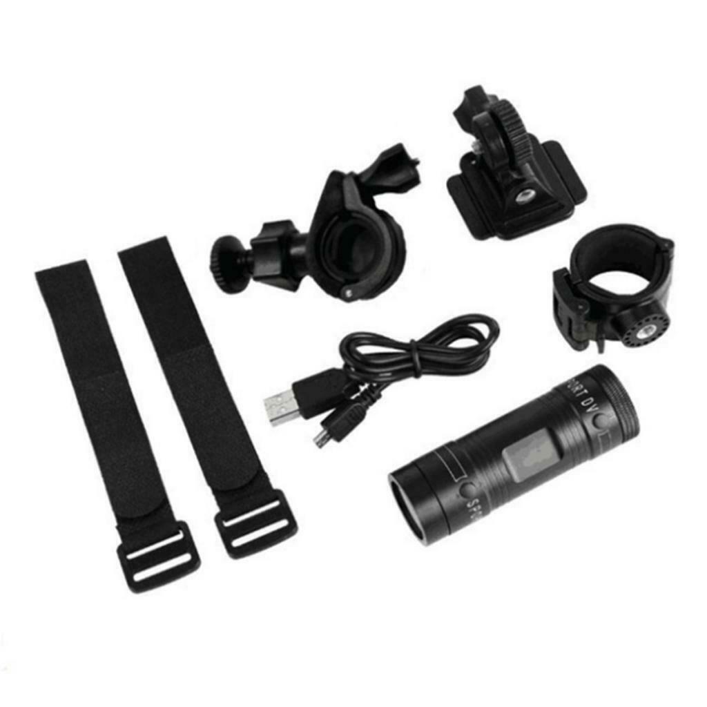 F9 Full Waterproof Sports Camera Recorder Bike Helmet Outdoor Cycling Black