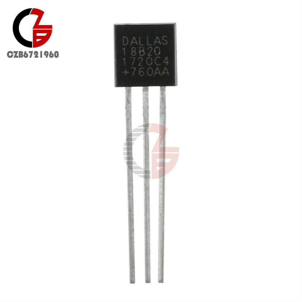 50Pcs Digital DALLAS 18B20 DS18B20 TO-92 Wire Thermometer Temperature IC Sensor