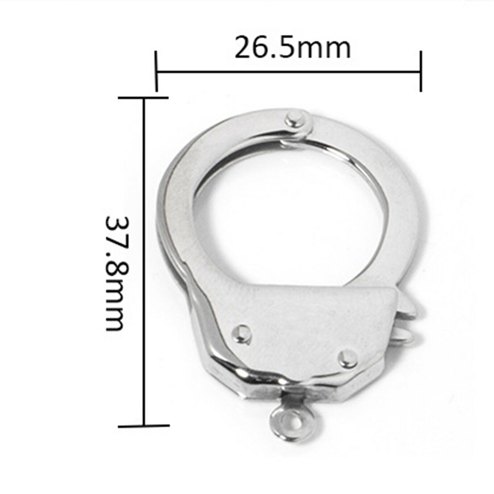Handcuffs Clasp Jewelry Clasps DIY Luggage Zipper Clasps for Women Men Accs