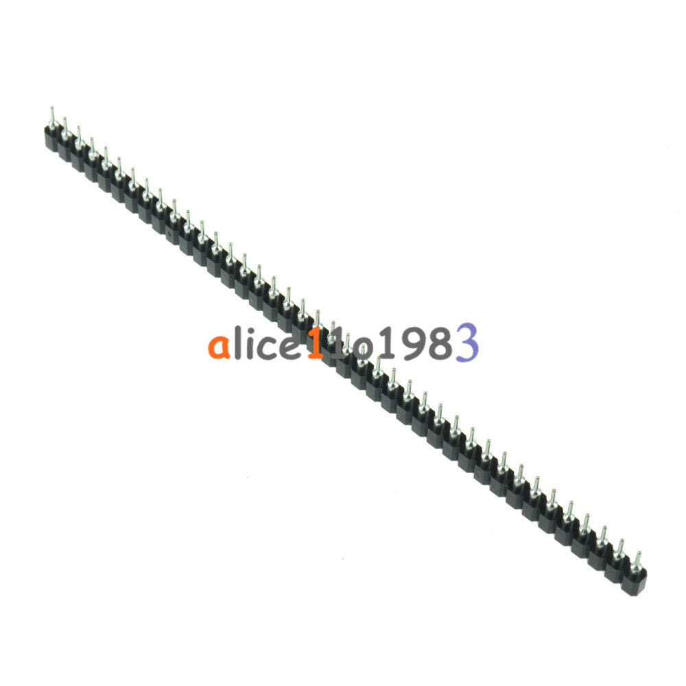5PCS Strip Tin PCB Female IC Breakable 40pin Single Row Round Header Socket