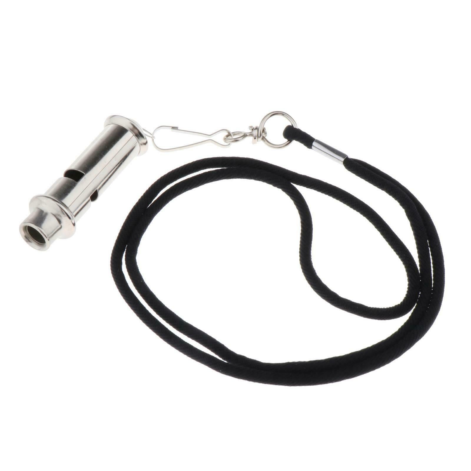 Metal Whistle Camping Loud Emergency Survival Emergency Whistle with Lanyard