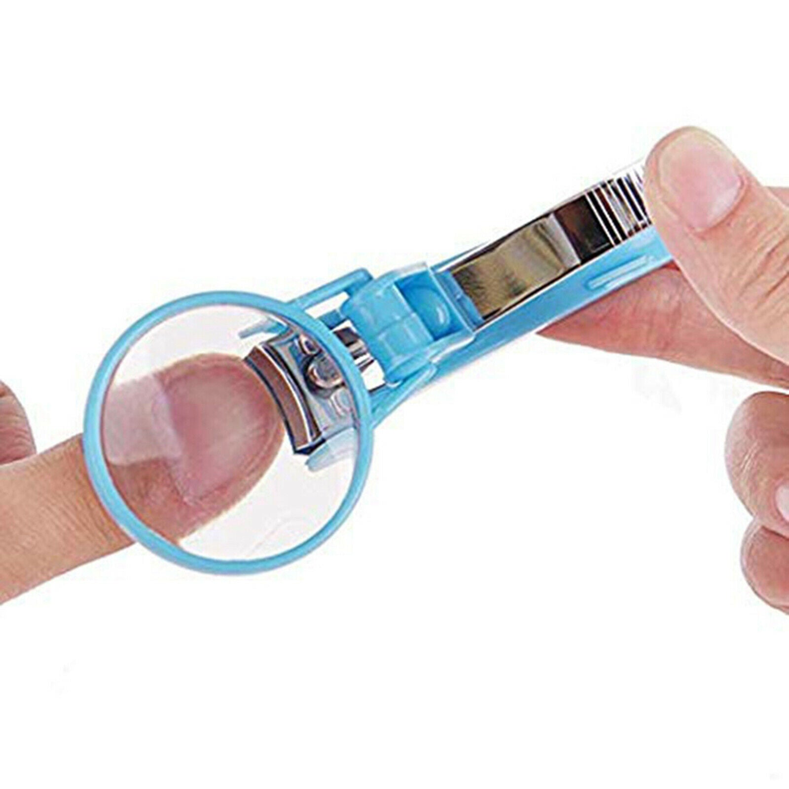 Professional Nail  Nail Cutter W/Magnifying Glass Nail File Manicure Tool