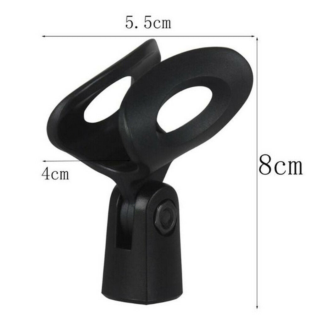 Performance Microphone Holder Adapter 26-30mm Tabletop Mic Stand Clip Parts