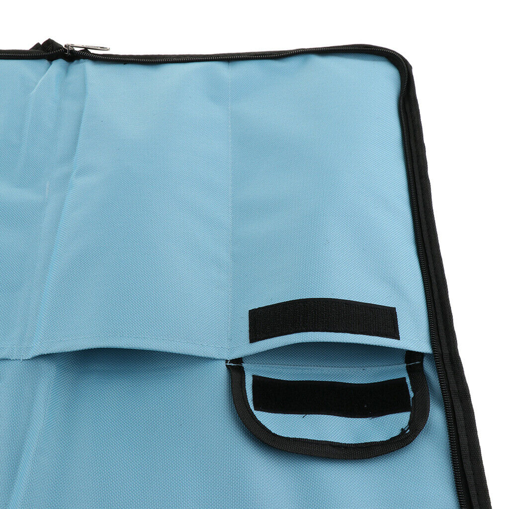 Drum Stick Holder Waterproof Padded Stick Bag for Drum Percussion Blue