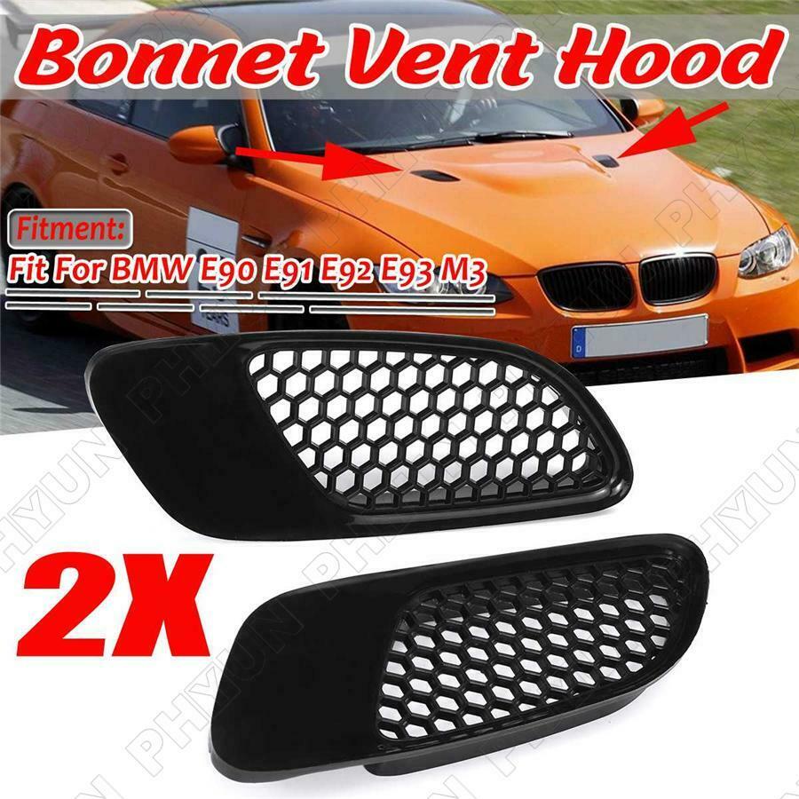 Bonnet Vent Hood Air Vents Scoop Duct M3 Type Universal For BMW E90 E91 E92 E93
