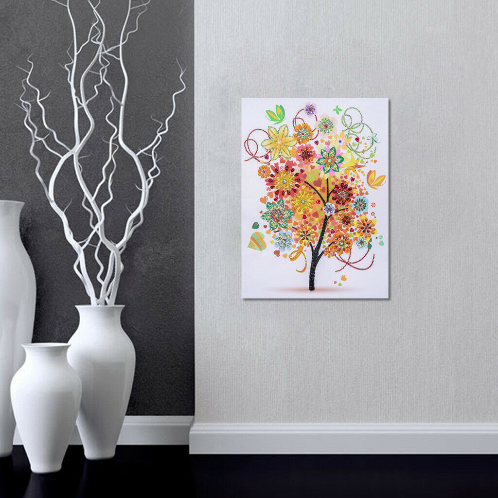 Tree Special Shaped 5D Diamond Painting Rhinestone Pictures for Living Room