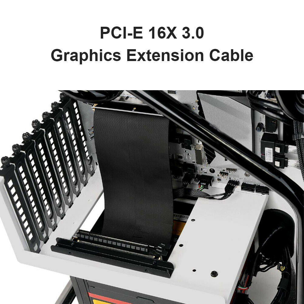 30cm PCI-E 16X Extension Cable Flexible PCI Express GPU Riser Connector for GPU