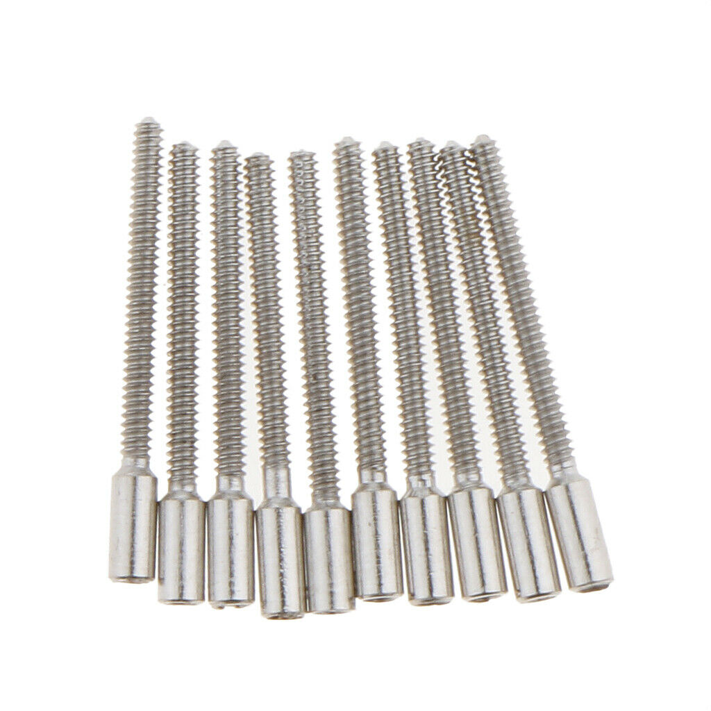 30pcs Wristwatch Stem Winding Extensions Bar 0.9mm Threads Watch Repair