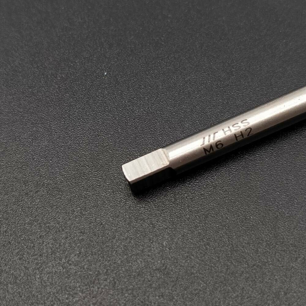 2PCS M6x0.5 Plug Tap Metric HSS Right Hand thread RH 6mm x 0.5mm Pitch Threading